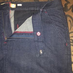 Denim Straight jean skirt